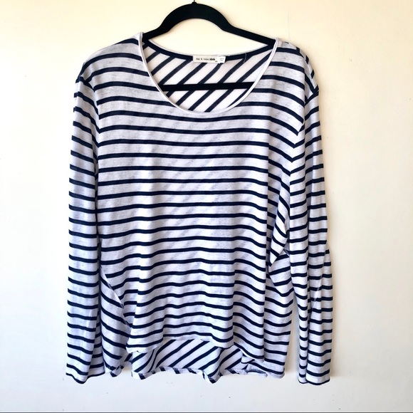 rag & bone Tops - Rag & Bone light weight long sleeve shirt sz L